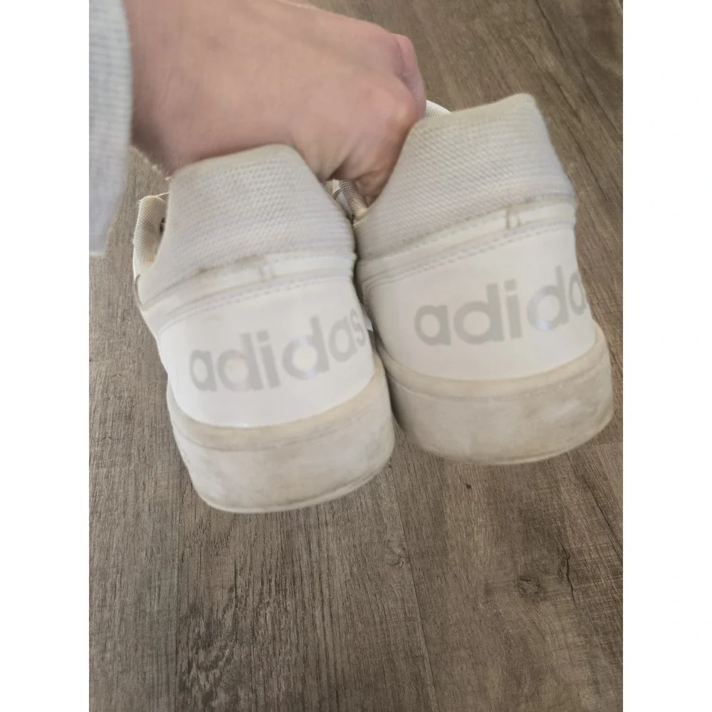 adidas Hoops 3.0 Low Basketball‎ Shoes Mens Size US 12 Classic White Sneakers